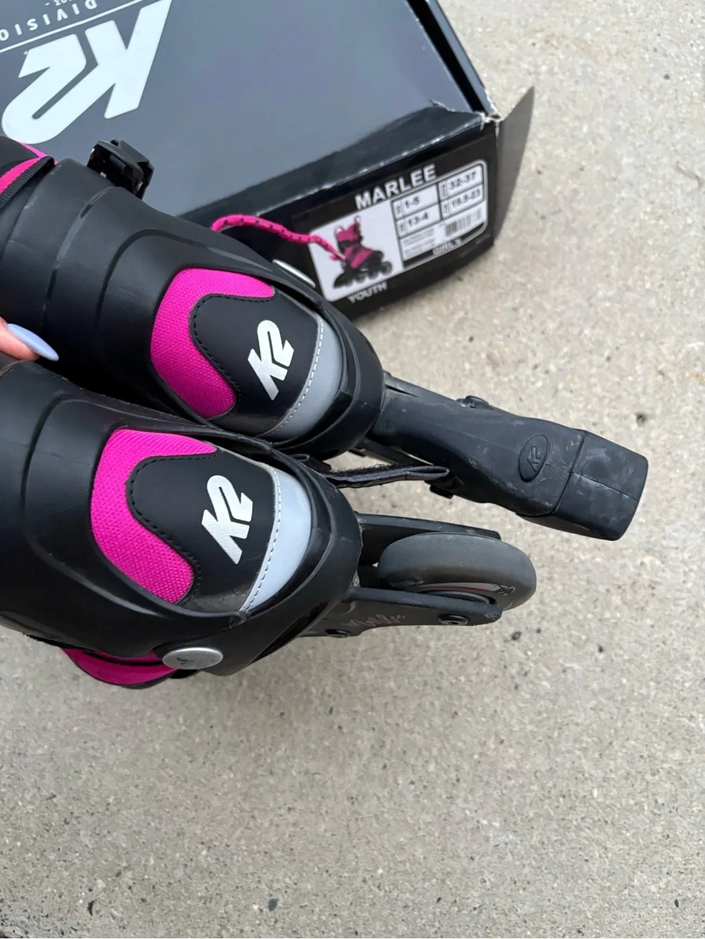K2 Marlee Girls' Adjustable Pink Inline Skates
